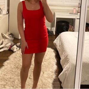 Casual Red Dress